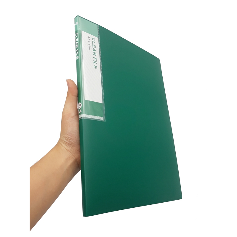 Plus - Bìa 10 Lá Premium 88-V418 - Xanh Lá
