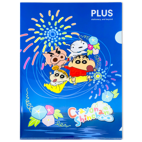 Plus - Bìa Lá A4 Shinchan- Xanh Dương 400-V009