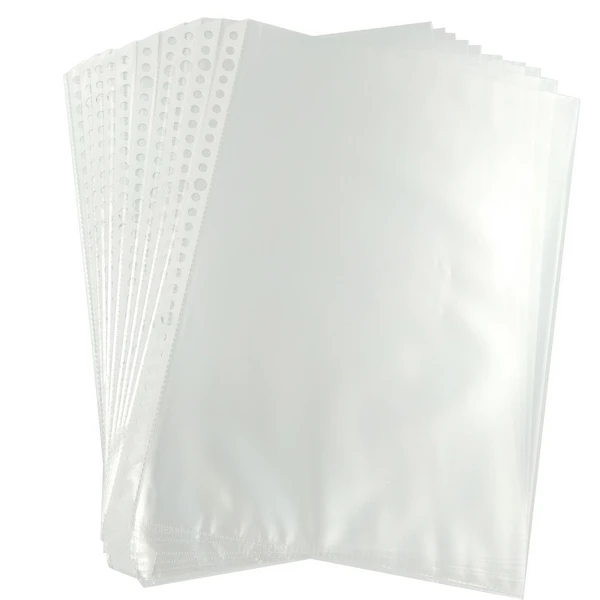 Plus - Bìa Lá Lỗ A4 10Pcs Set 50 92-372B