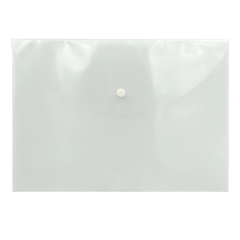 Plus - Bìa Nút Clear Bag F4 0.15mm 89-V35