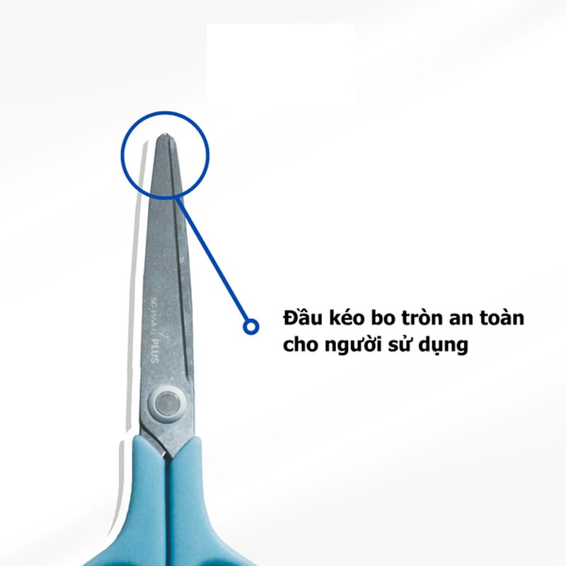 Plus - Kéo Long-Lasting - Màu Trắng - 200-V030