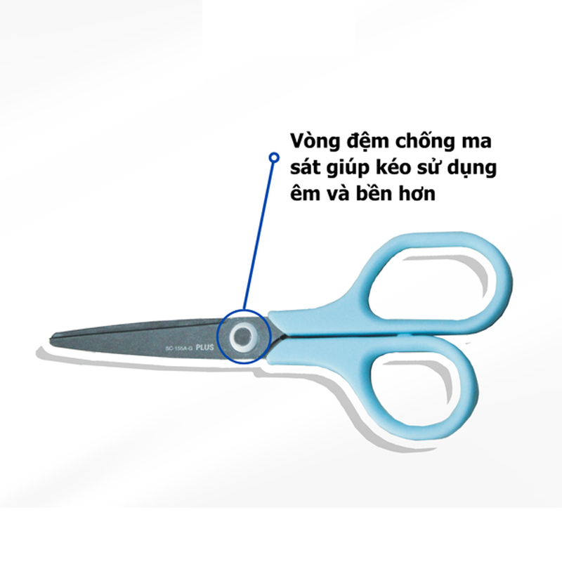 Plus - Kéo Long-Lasting - Màu Trắng - 200-V030
