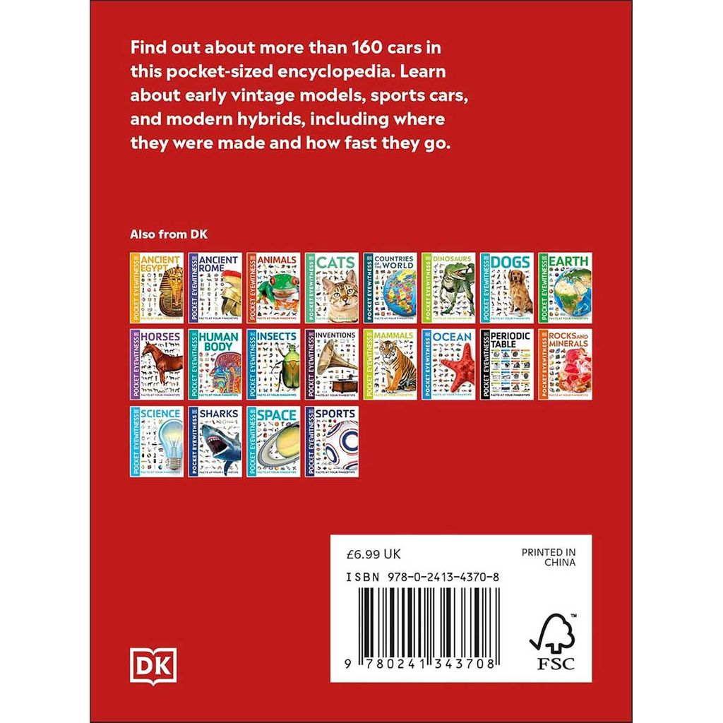 Pocket Eyewitness Cars: Facts at Your Fingertips