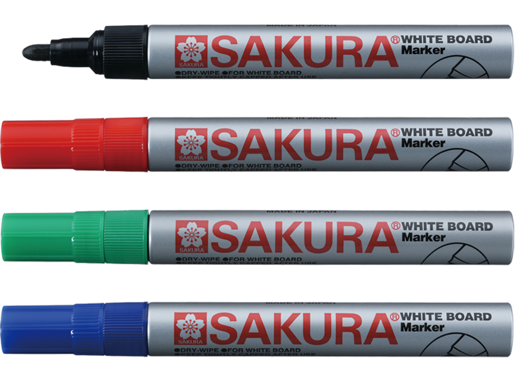 SAKURA - BÚT LÔNG VIẾT BẢNG 2 ĐẦU