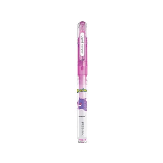 Pokemon - Bút Dạ Quang Freeink Hl-020/Pkm Tím (Hộp 10) (5404-Tl)
