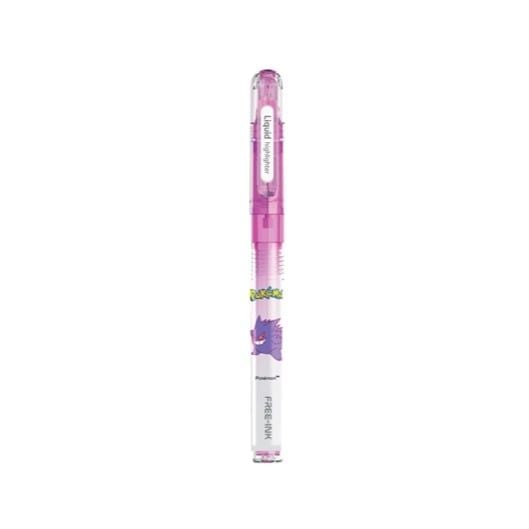 Pokemon - Bút Dạ Quang Freeink Hl-020/Pkm Tím (Hộp 10) (5404-Tl)