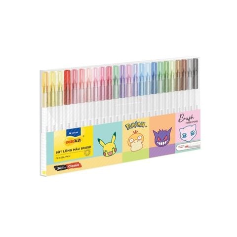 Pokemon - Bút Lông Màu Fp-C026/Pkm 24  Màu(5404-Tl)