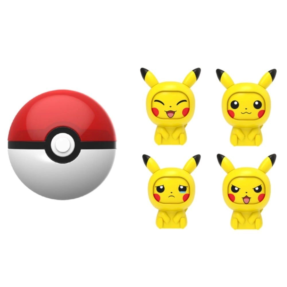 Pokemon Toys Bóng Pokeball Với Nhân Vật Pokemon 4 Sắc Thái Thú Khuôn Mặt 8101