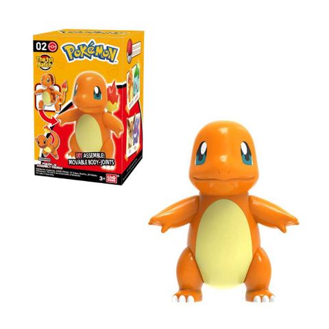 Pokemon Toys Lắp Ráp Nhân Vật Pokemon Rồng Lửa Charmander Mạnh Mẽ 8123