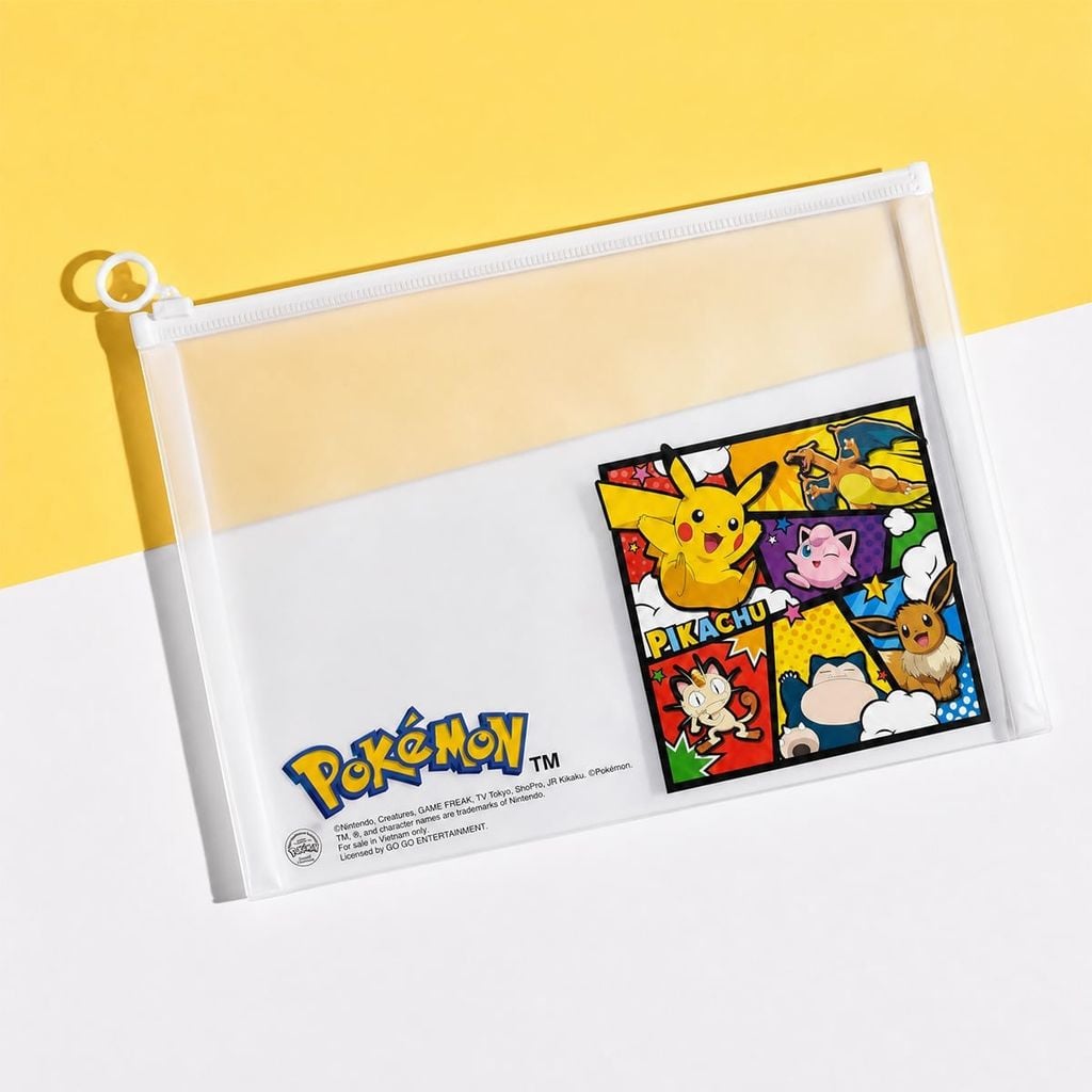 Thiên Long - Túi Tài Liệu Pokemon A4 CBF-009/PKM - Trắng