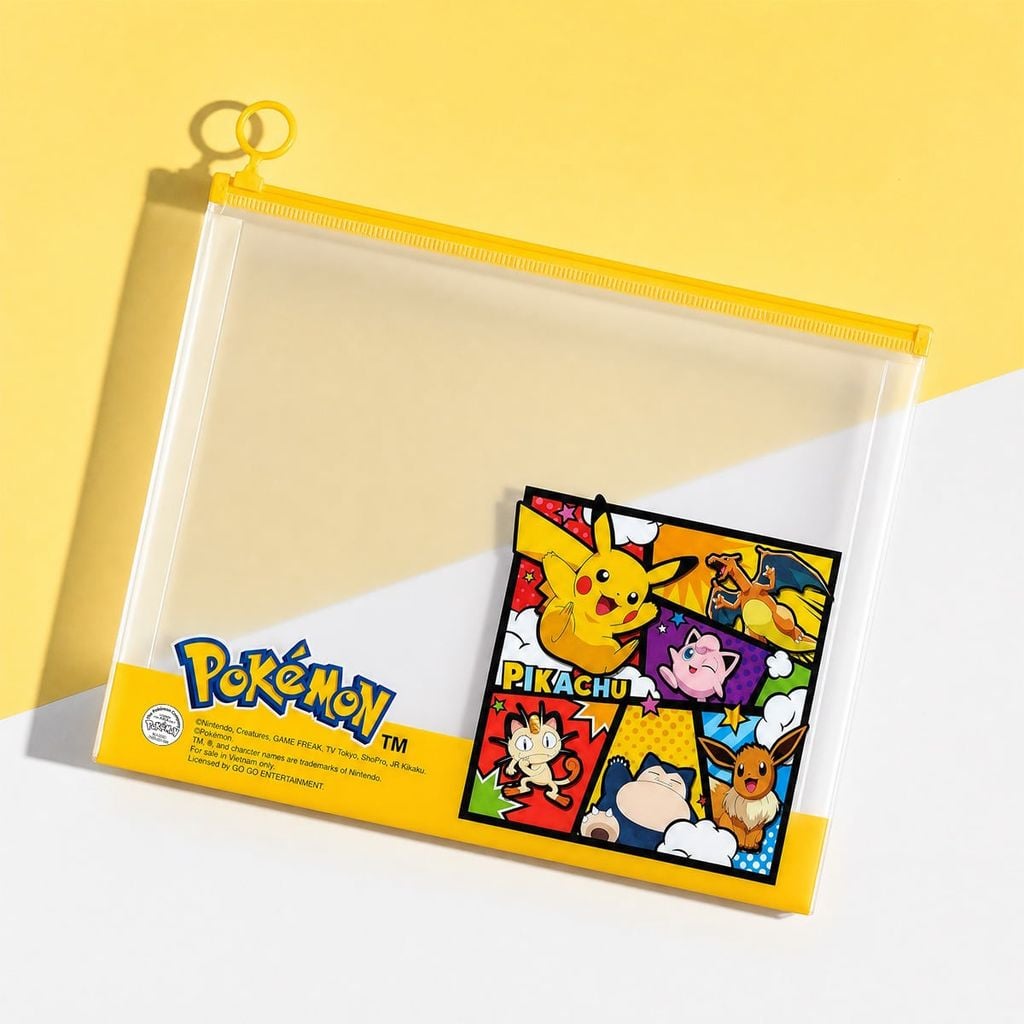 Thiên Long - Túi Tài Liệu Pokemon A4 CBF-009/PKM - Vàng