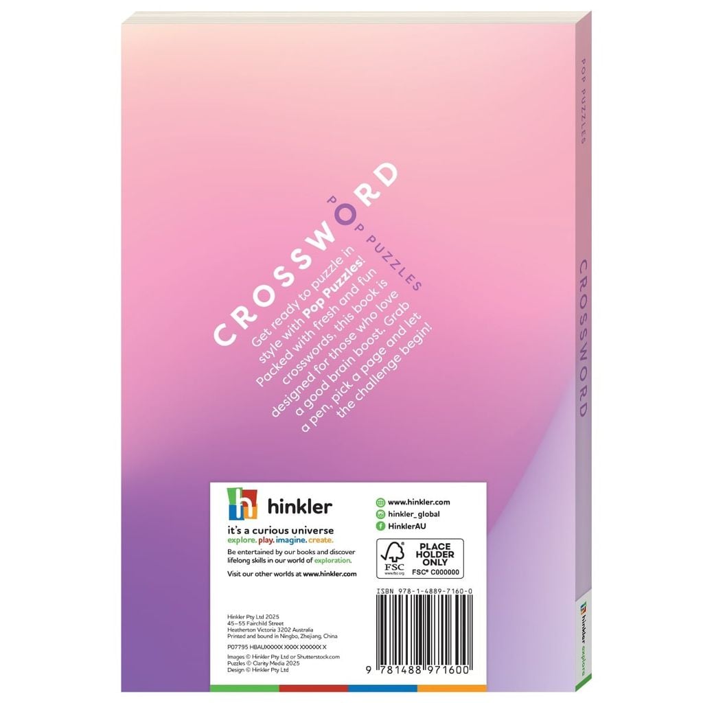 Pop Puzzles Crossword