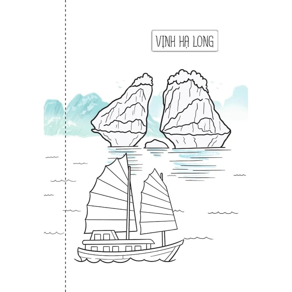 Postcard Yêu Quá Việt Nam (Tô Màu)