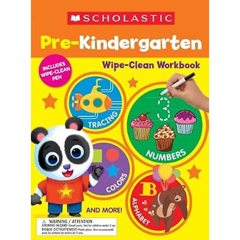 Pre-K Wipe-Clean Workbook