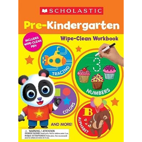 Pre-K Wipe-Clean Workbook