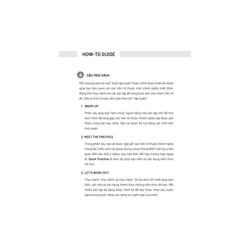 Prefix Workout - Giải Mã Từ Vựng Tiếng Anh Với Tiền Tố