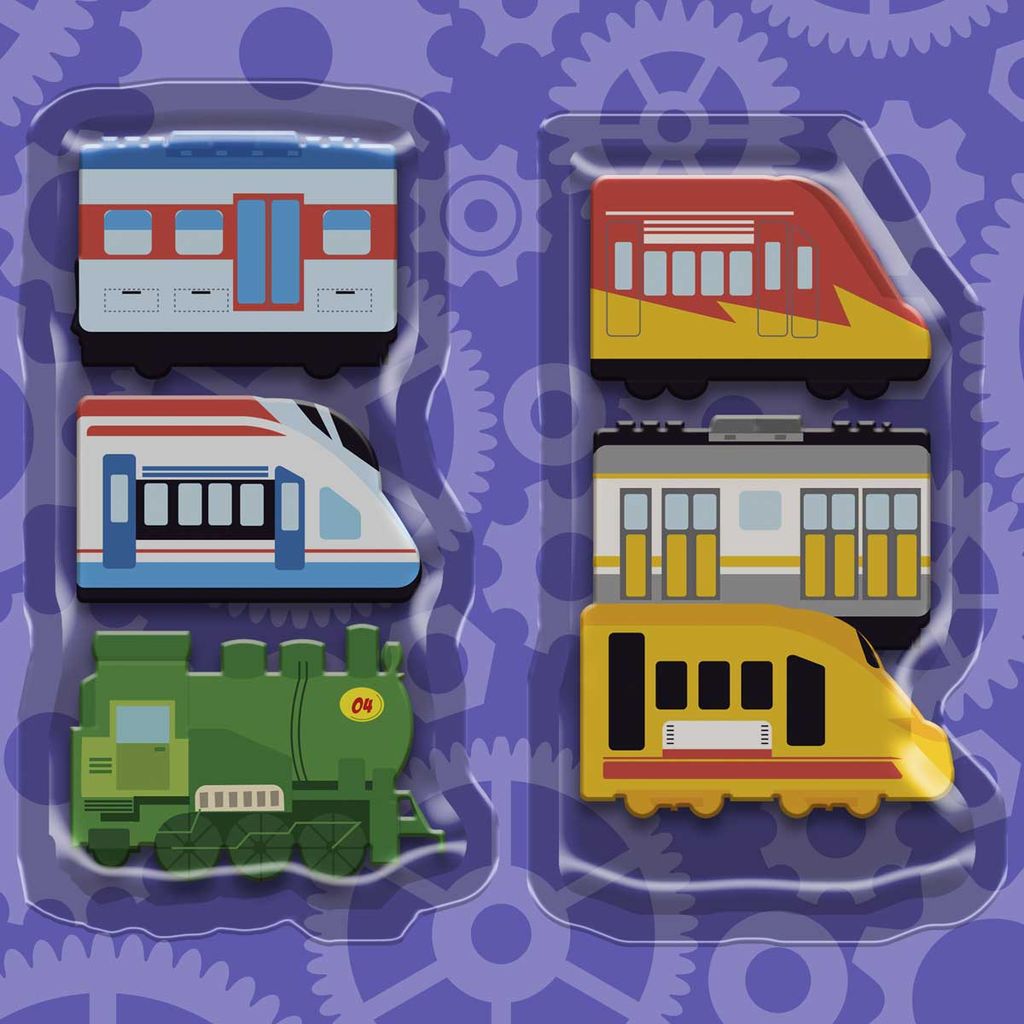 Pull Back and Go: Trains