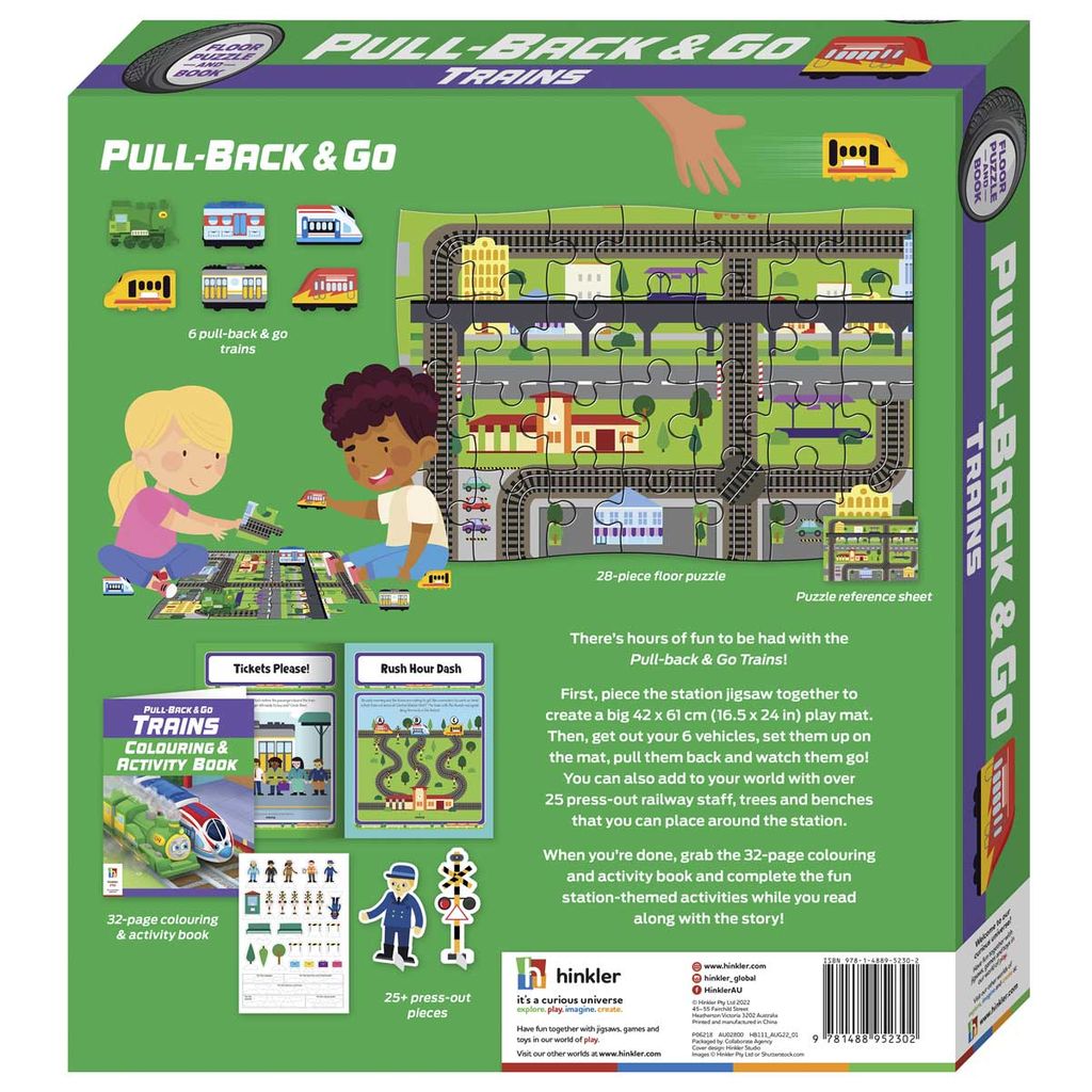 Pull Back and Go: Trains