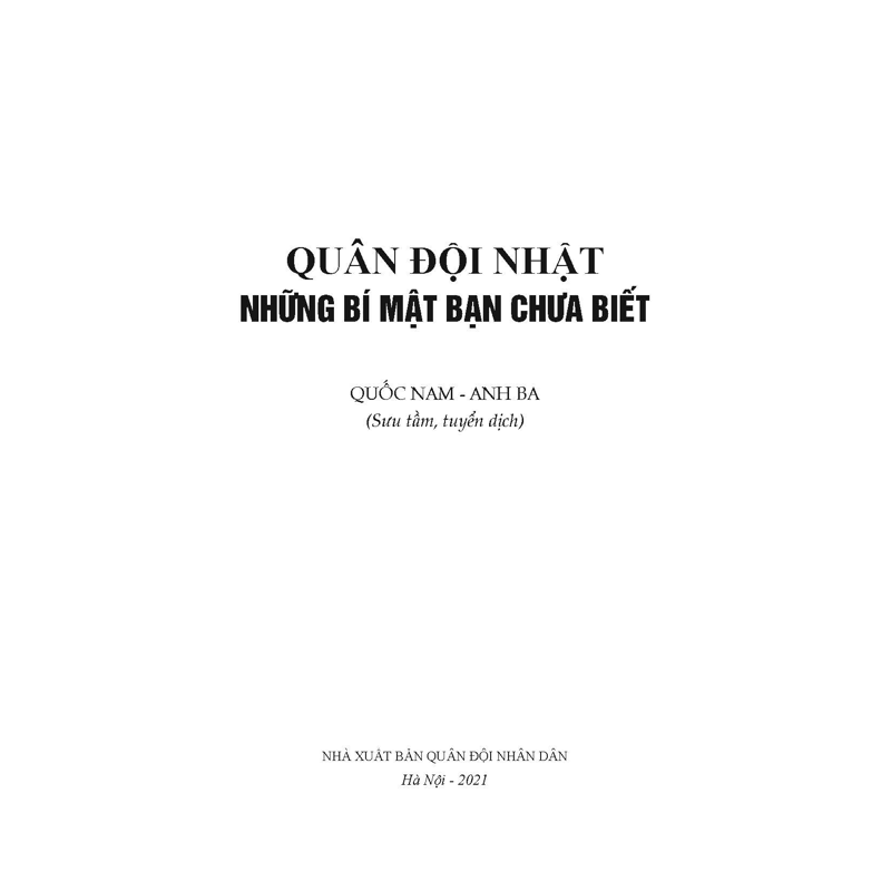 Quân Đội Nhật-Những Bí Mật Bạn Chưa Biết