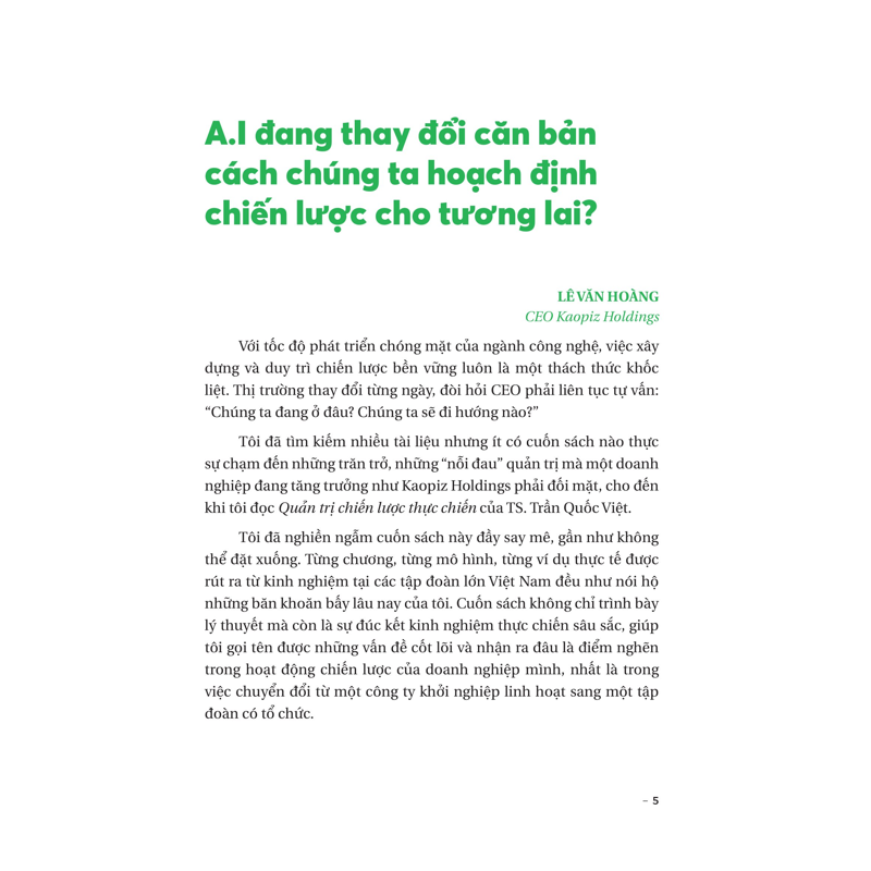 Quản Trị Chiến Lược Thực Chiến