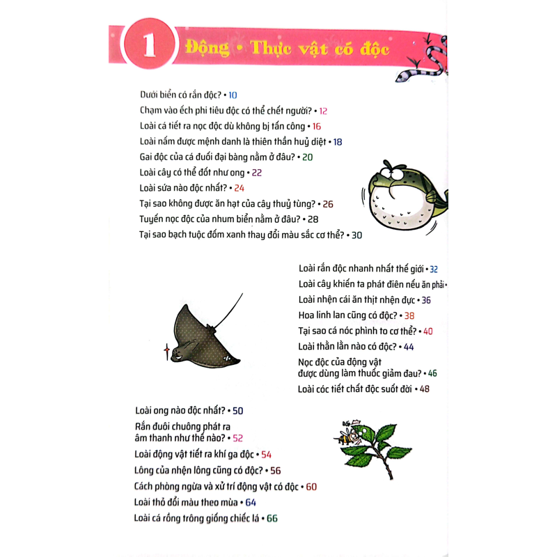 Quiz Khoa Học Kì Thú - Động Thực Vật Độc Và Quý Hiếm