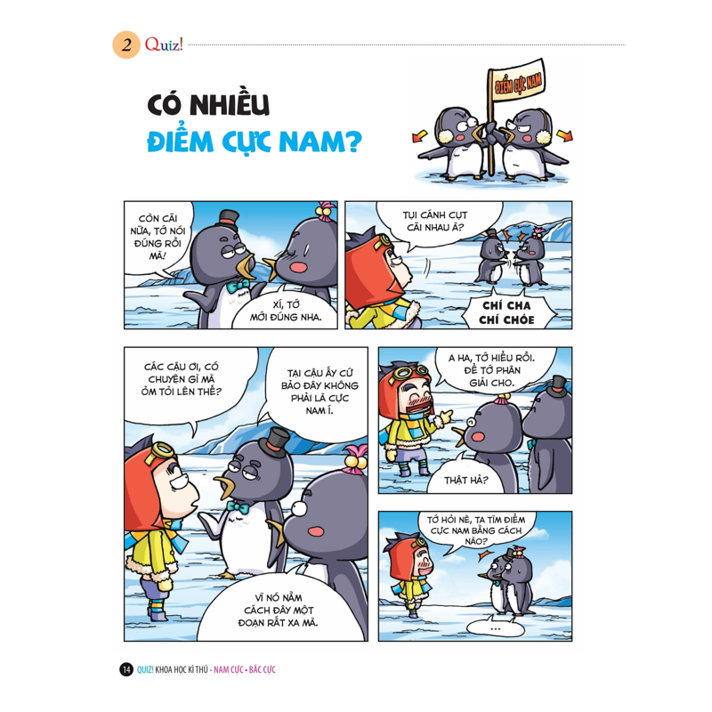 Quiz Khoa Học Kì Thú-Nam Cực Bắc Cực