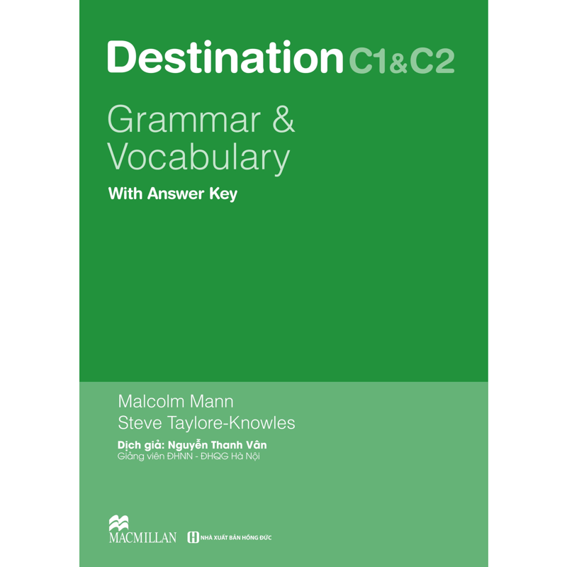 Destination C1&C2 Grammar & Vocabulary With Answer Key on McBooks App ( KDA TB 2025)
