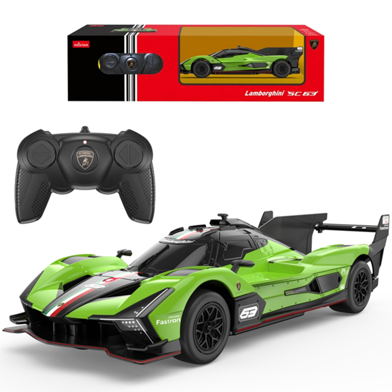Rastar Xe Đk 1:24 Lamborghini Sc63 LMDH Xanh Lá R10160/Gre