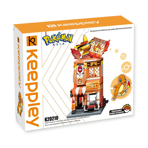Đồ Chơi Lắp Ráp KEEPPLEY Pokemon - Charmander Hotpot Restaurant K20210 Building Block