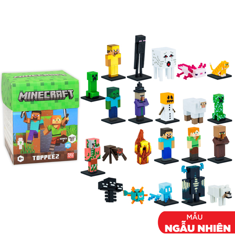 Minecraft PMI Mô Hình Nhân Vật Minecraft Series 2 MC2207 (Giao Mẫu Ngẫu Nhiên)