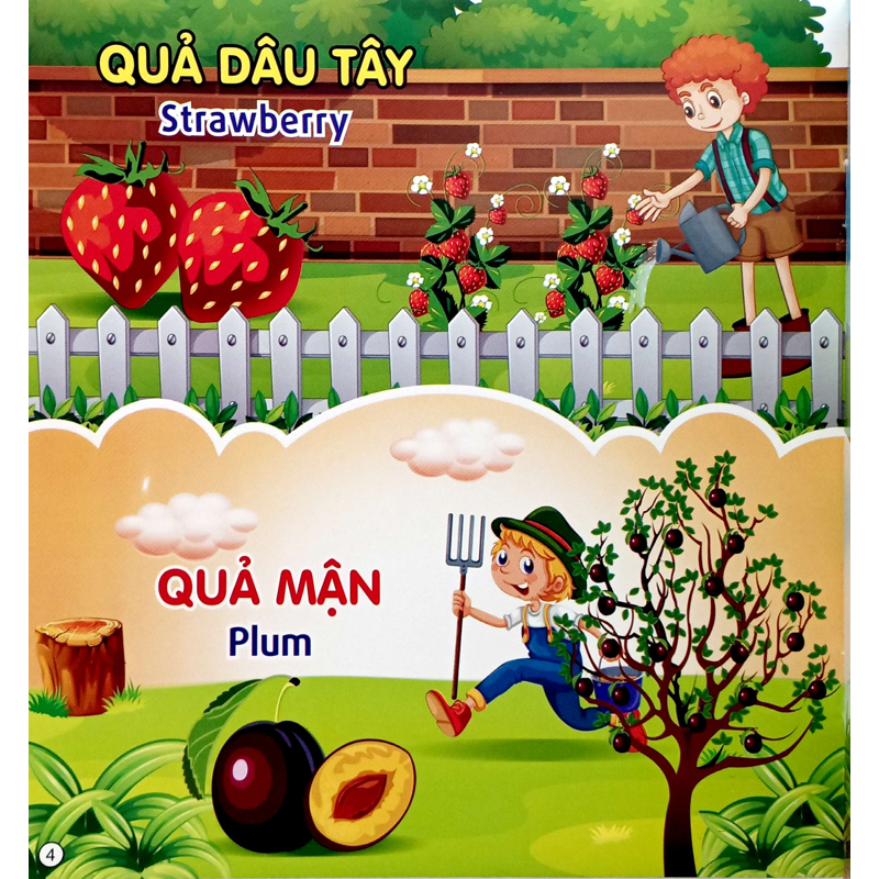 Trái Cây-Sự Nhận Biết-Tủ Sách Học Tiếng Anh Bằng Hình (Sn)