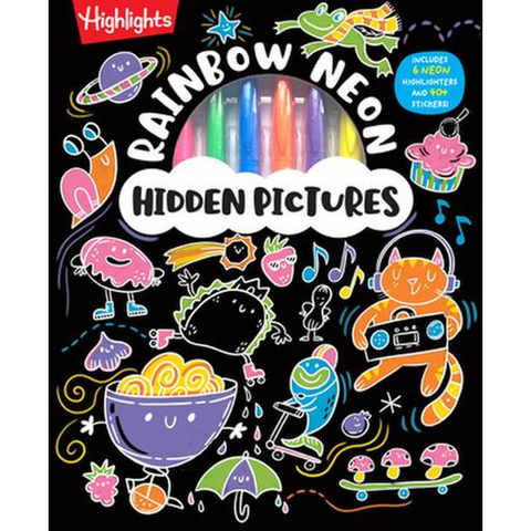 Rainbow Neon Hidden Pictures