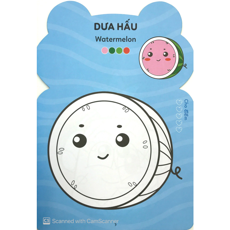 Rau Củ Hoa Quả - Tô Màu Hoàng Tử Ếch