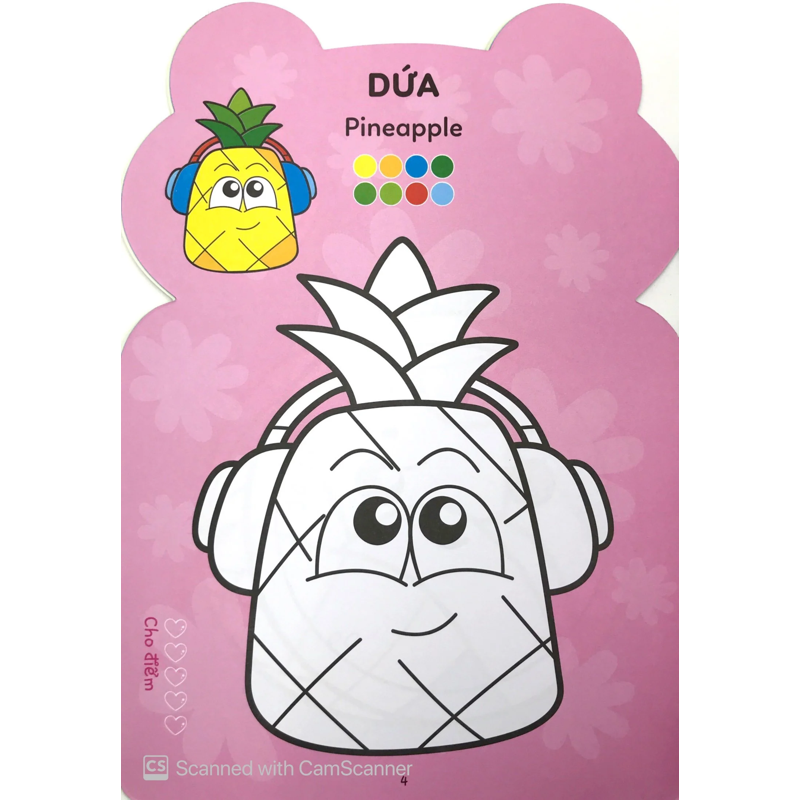 Rau Củ Hoa Quả - Tô Màu Hoàng Tử Ếch