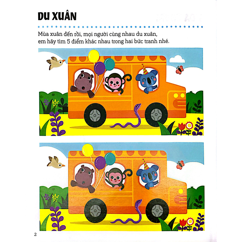 Rèn Luyện Khả Năng Tập Trung - Tìm Điểm Khác Nhau