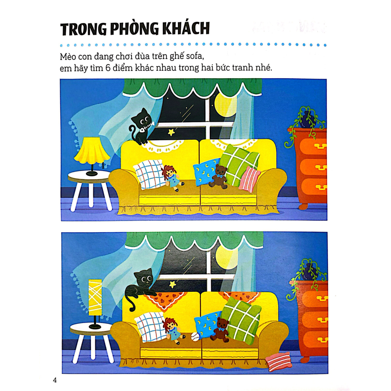 Rèn Luyện Khả Năng Tập Trung - Tìm Điểm Khác Nhau