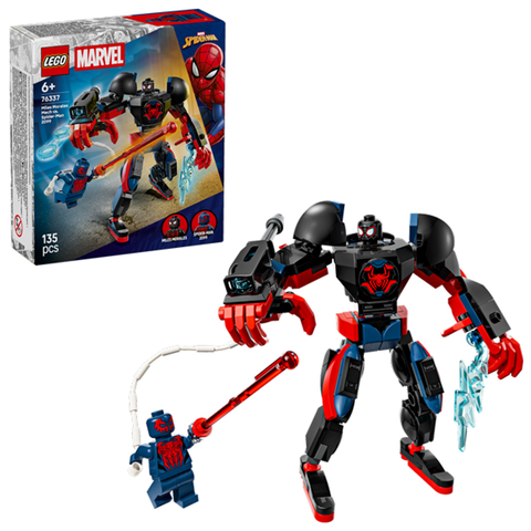 Lego Superheroes Miles Morales Mech vs. Spider-Man 2099 76337
