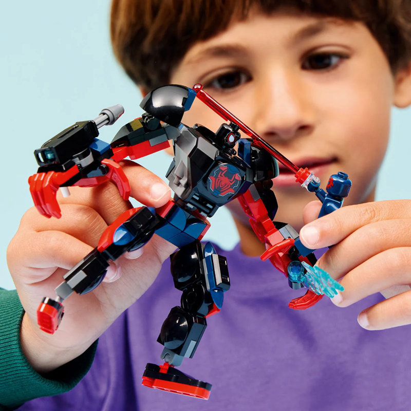Lego Superheroes Miles Morales Mech vs. Spider-Man 2099 76337