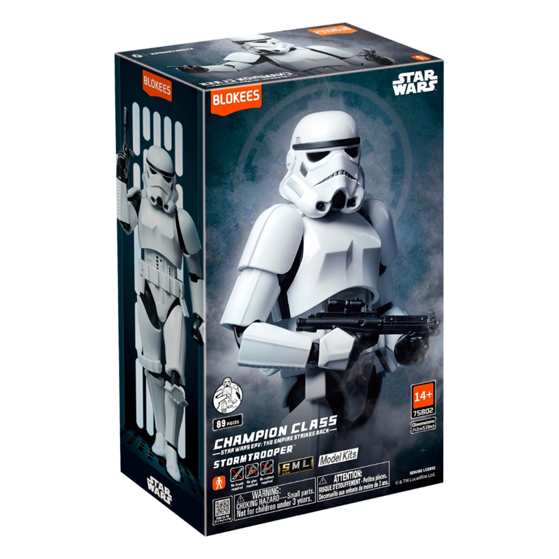 Blokees Mô Hình Trang Trí - Star Wars - Cc01 - Evergreen Movie Stormtrooper Ew03 (Lnv)
