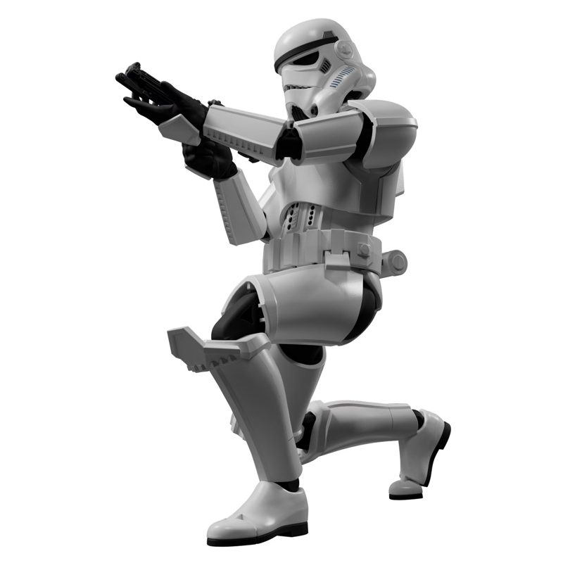 Blokees Mô Hình Trang Trí - Star Wars - Cc01 - Evergreen Movie Stormtrooper Ew03 (Lnv)