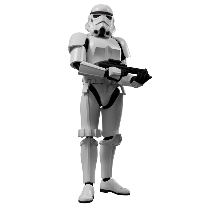Blokees Mô Hình Trang Trí - Star Wars - Cc01 - Evergreen Movie Stormtrooper Ew03 (Lnv)