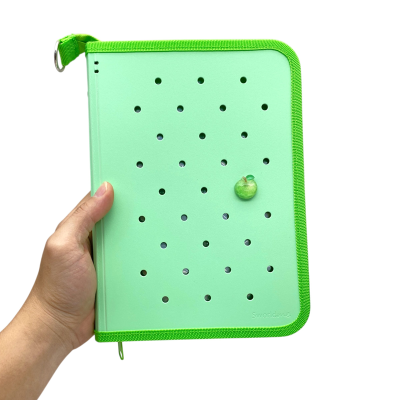 Sworld - Sổ Tay Sưu Tập A5 Kèm Charm Kéo Khóa - Green