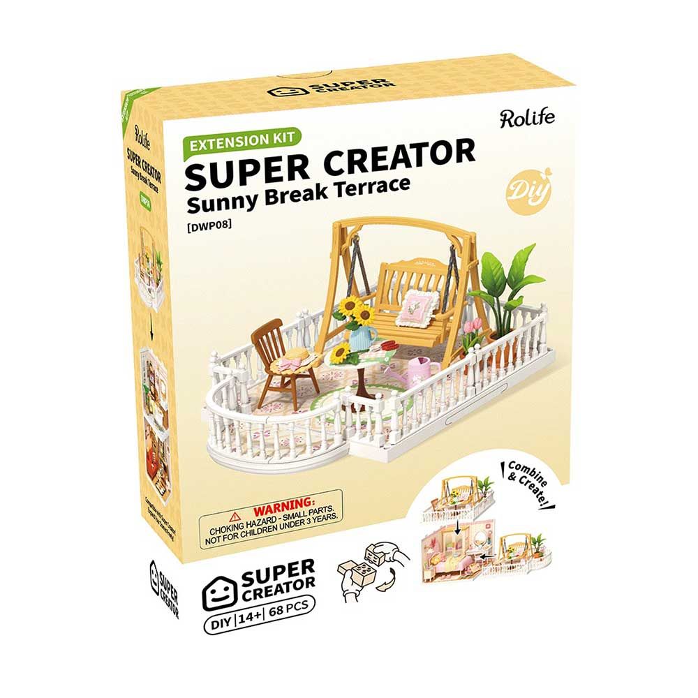 Robotime Đồ Chơi Lắp Ráp Ban Công DWP08 60020707