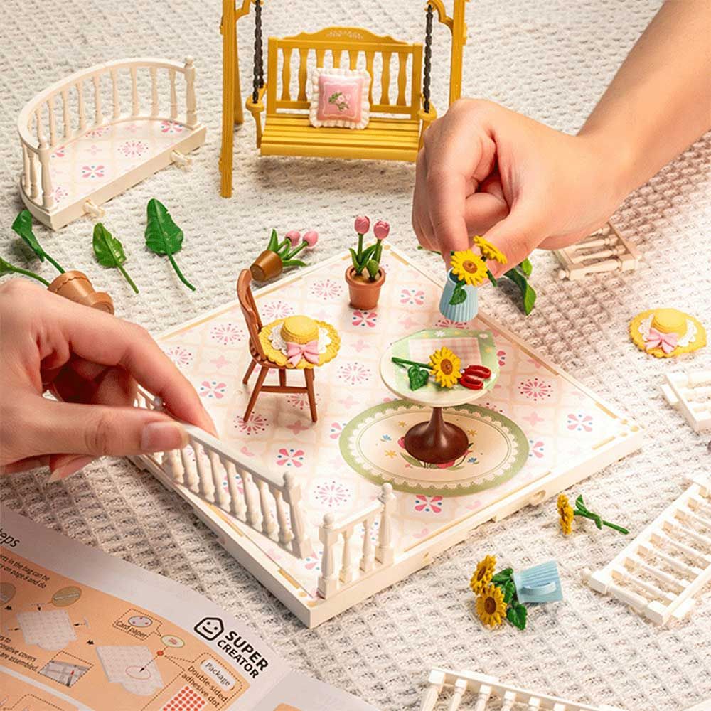 Robotime Đồ Chơi Lắp Ráp Ban Công DWP08 60020707