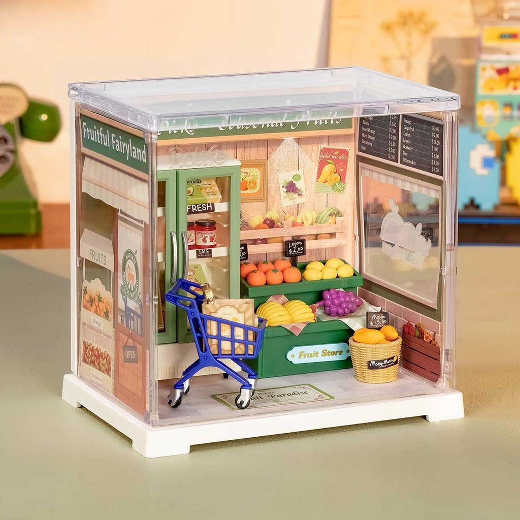 Robotime Đồ Chơi Lắp Ráp Tiệm Trái Cây Mọng Nước DWS01B C60001181