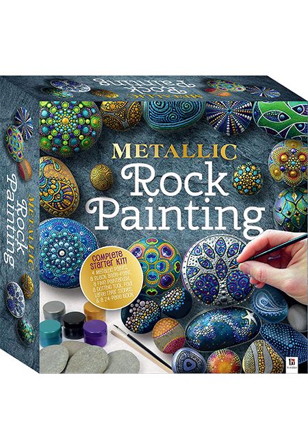 Metallic Rock Painting