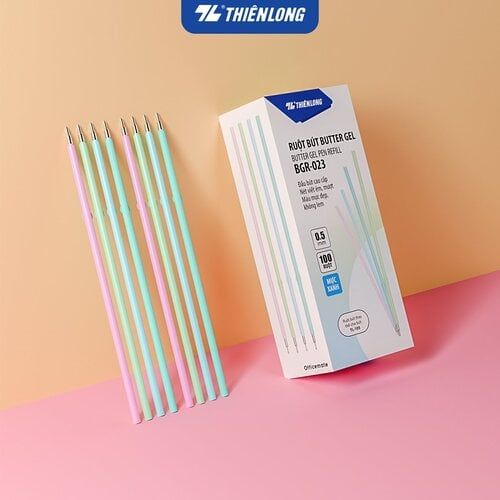 Ruột Bút Gel Bi Bgr-023 Xanh Hộp 100 (5404-Tl)