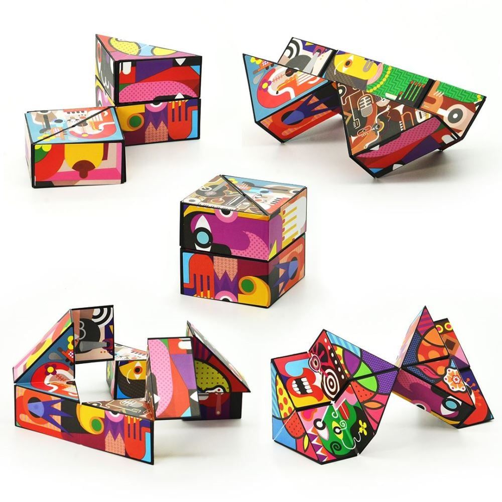 Rubik Khối Hộp Ma Thuật Tranh Nghệ Thuật DK81346