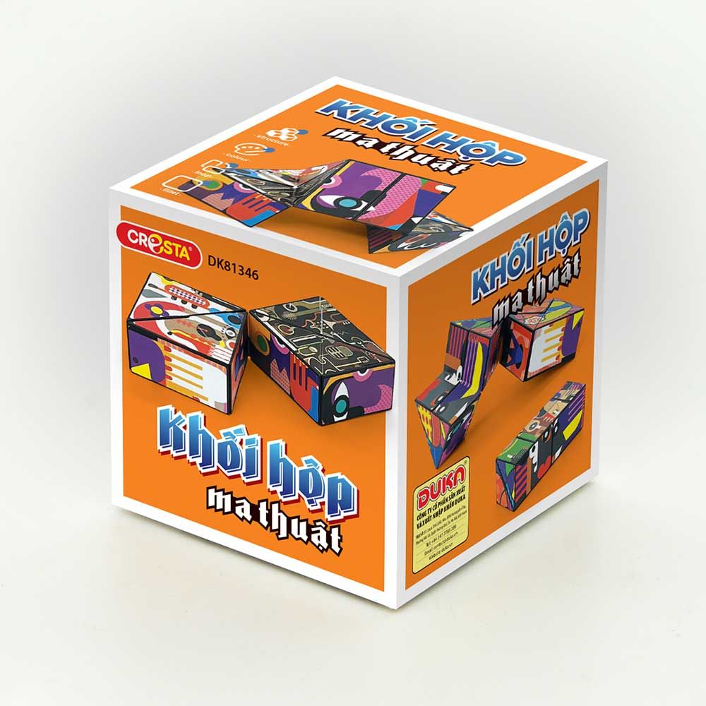 Rubik Khối Hộp Ma Thuật Tranh Nghệ Thuật DK81346