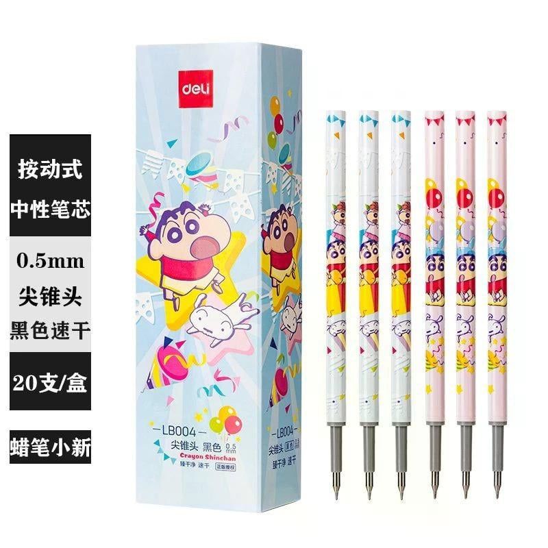 Deli Ruột Bút Gel Hình Shin Ngòi 0.5mm Đen LB004 (H20)